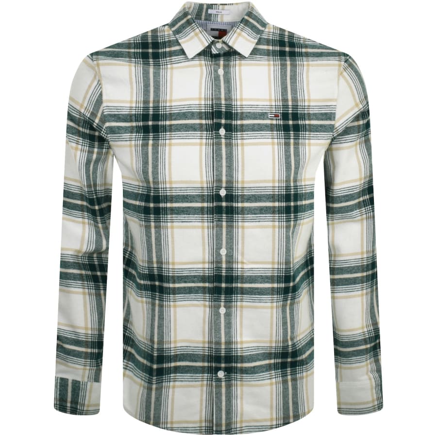 Tommy jeans check shirt cheap